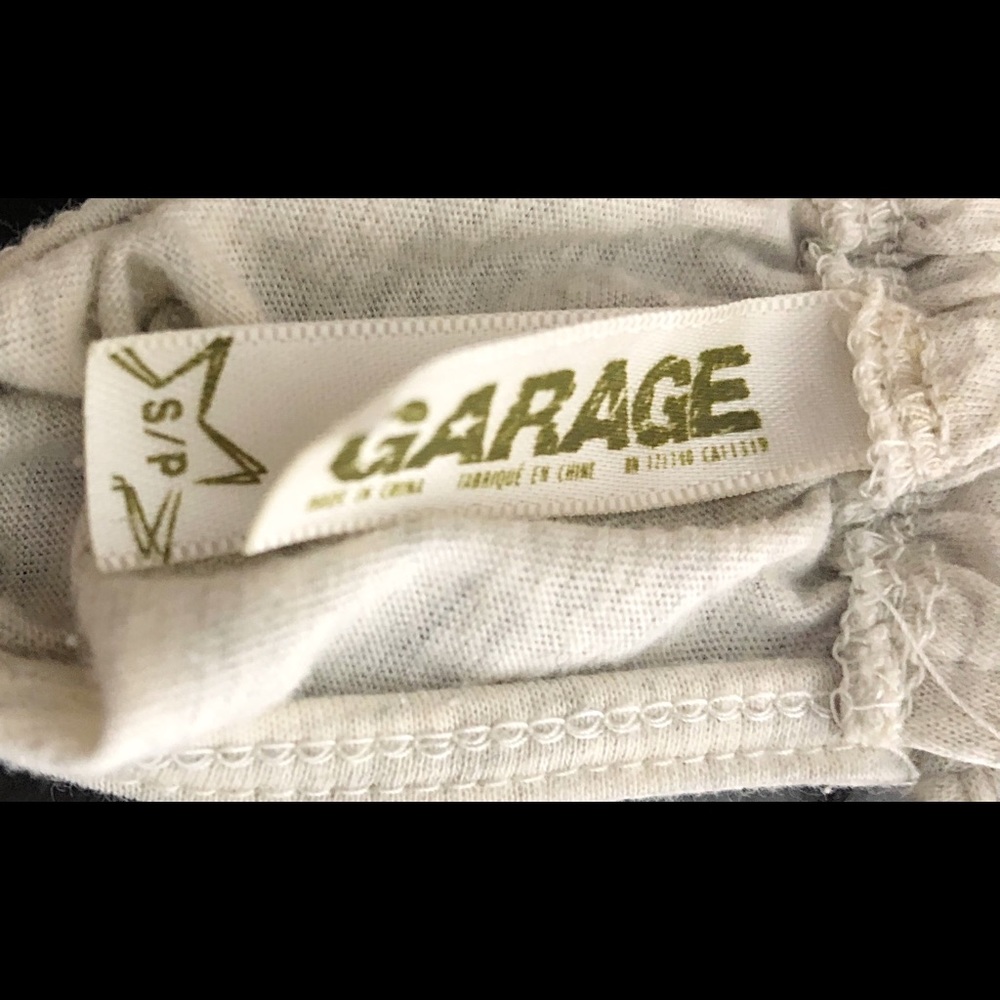 GARAGE- Racerback Light Grey Tank Top - Picture 7 of 7